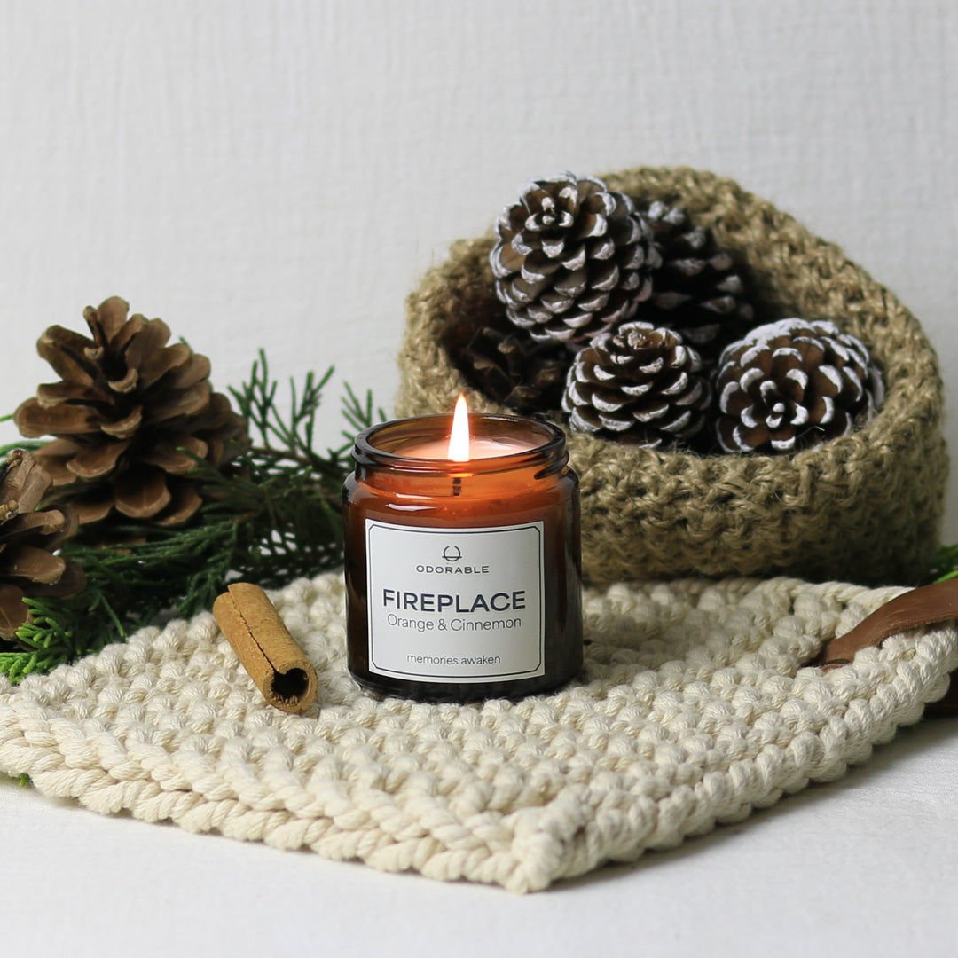 FIREPLACE- scented candle