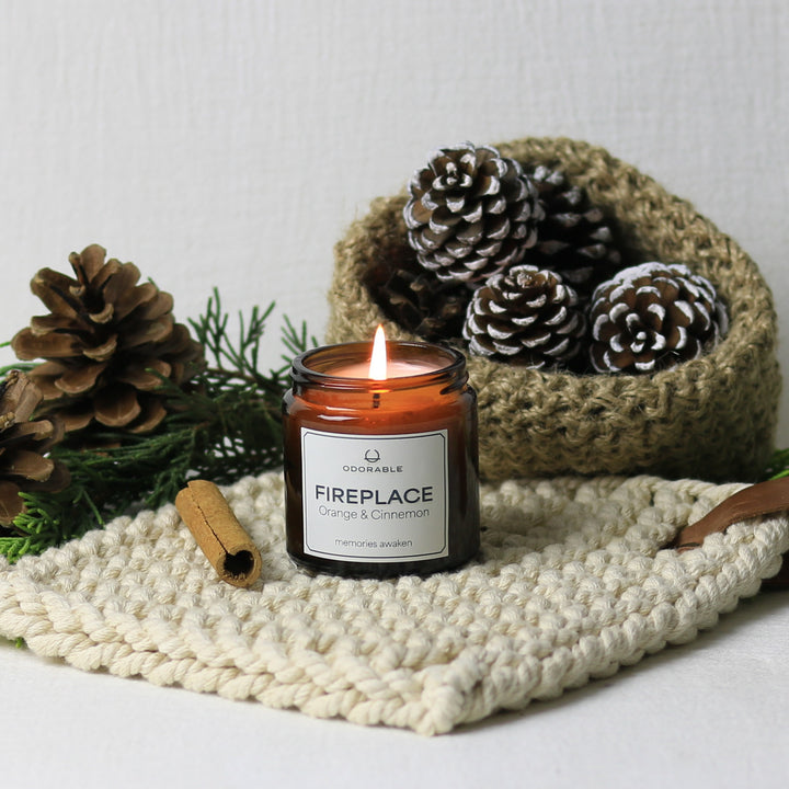 FIREPLACE- scented candle