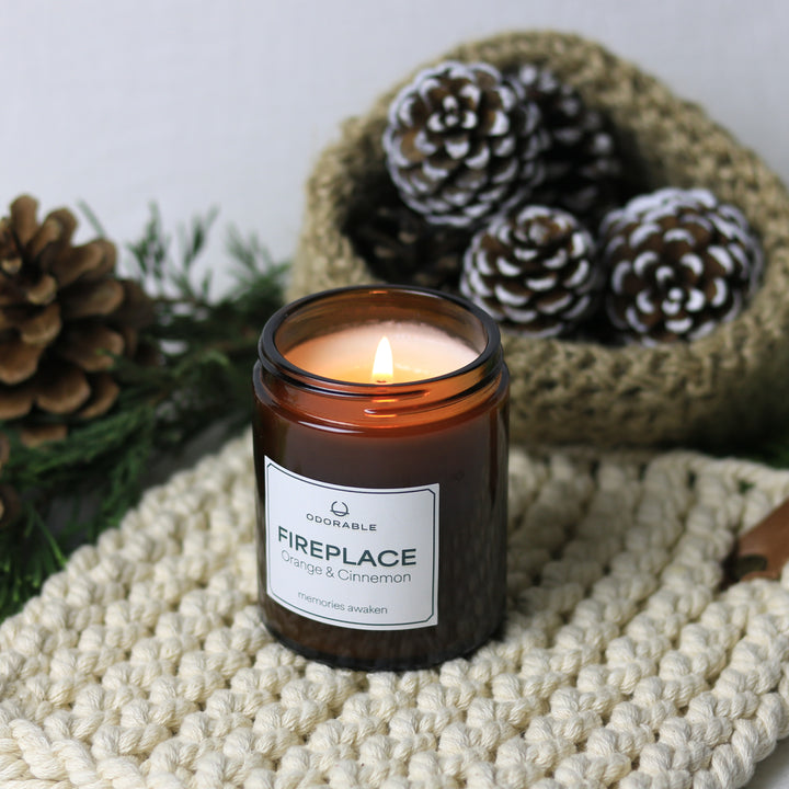 FIREPLACE- scented candle