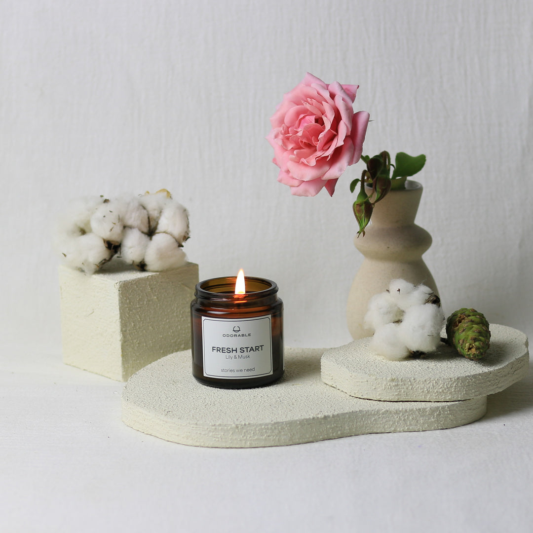 FRESH START-scented candles