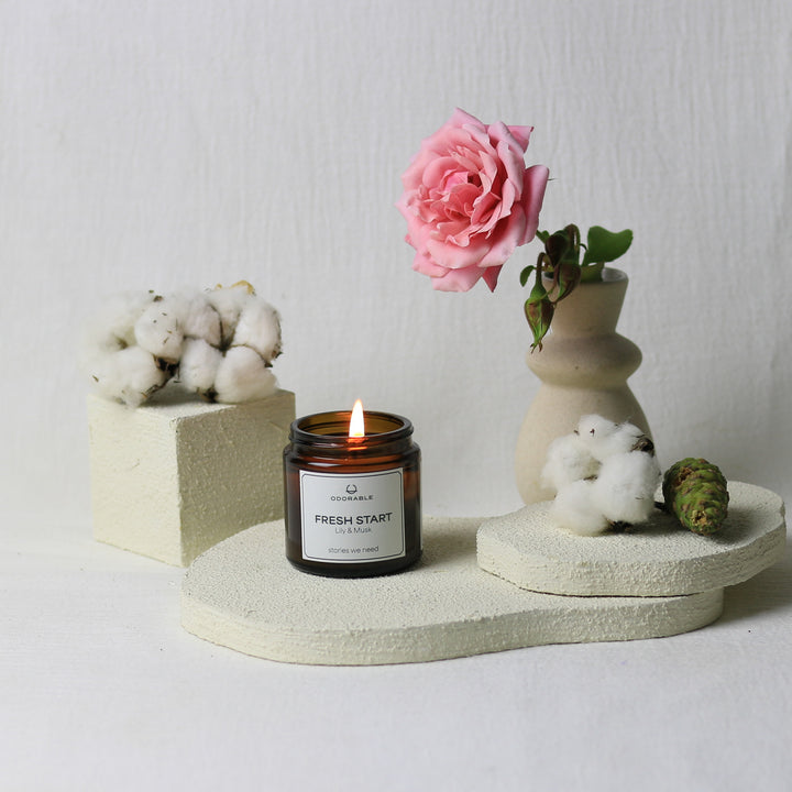 FRESH START-scented candles