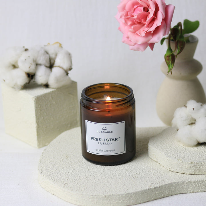FRESH START-scented candles